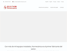 Tablet Screenshot of normecanica.com